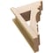Ekena Millwork 8-in W x 18-in D x 26-in H Balboa Trad Rough Cedar Woodgrain TimberThane Outlooker, Primed Tan OUTUR080X18X26BOA04RCPR - alternate 2